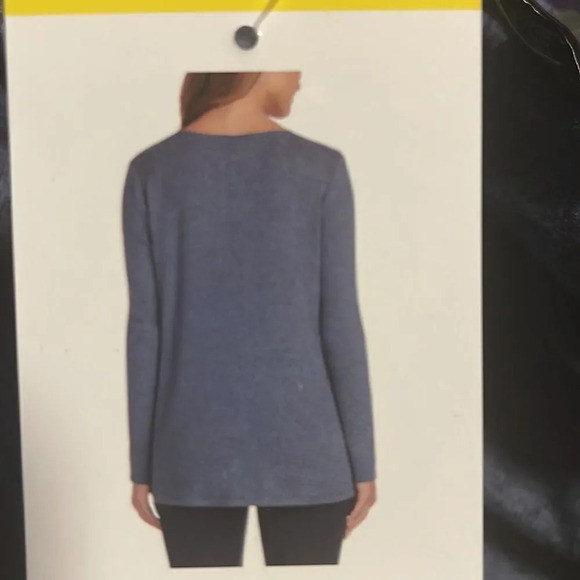 Max & Mia Ladies' Long Sleeve Side Twist Top - Picture 6 of 7